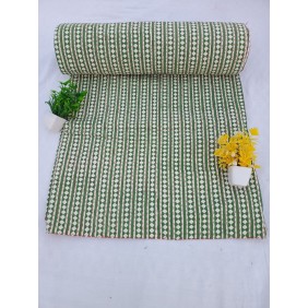 Green geometric pattern...