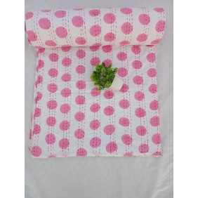 Blanket made of pink...