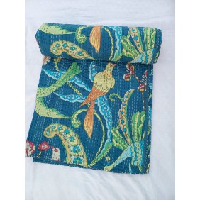 Bird pattern blanket with...