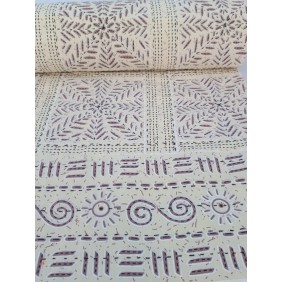 Cream Leaf Blanket